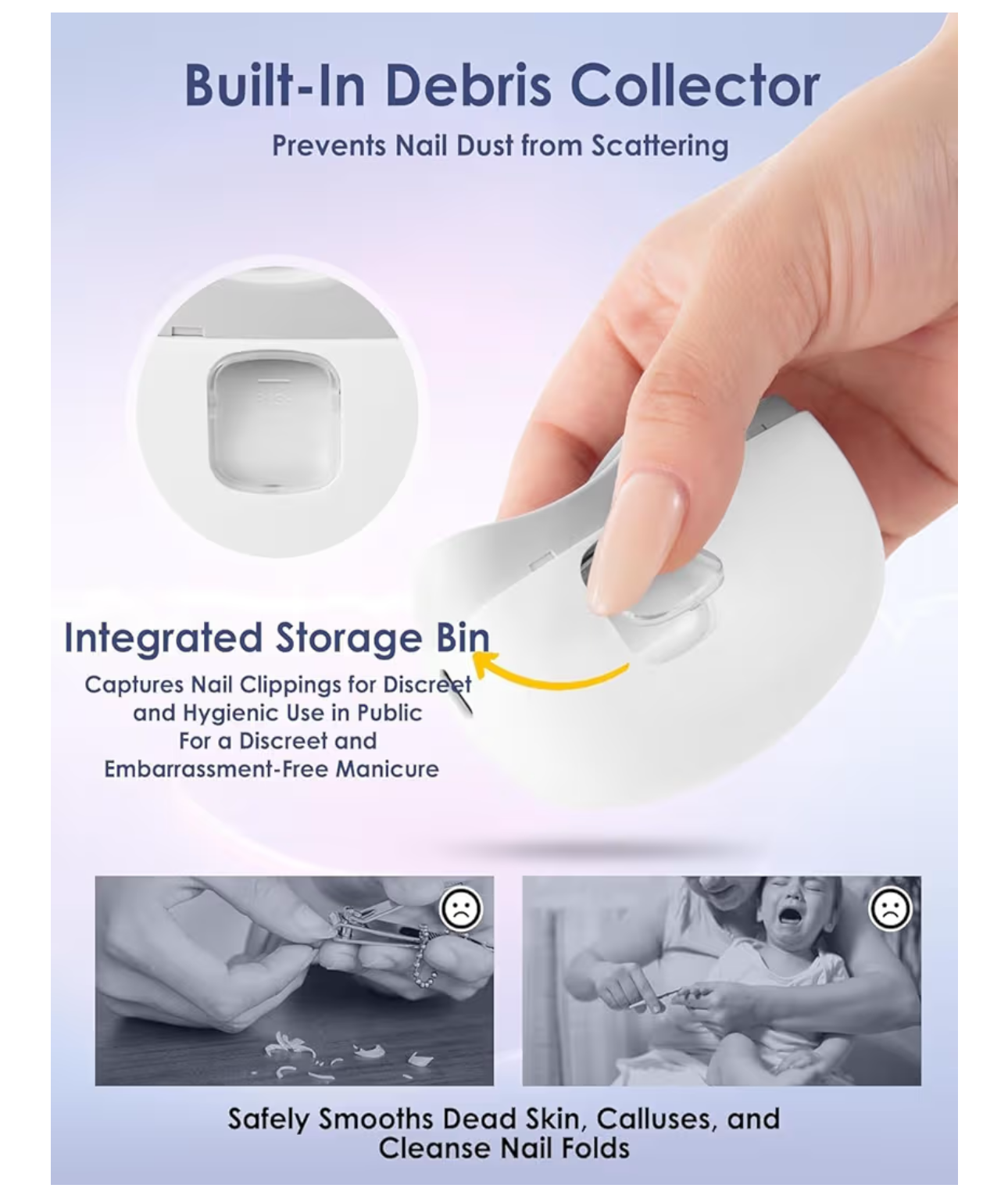 CORTA UÑAS ELECTRICO